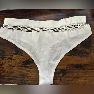 White thong